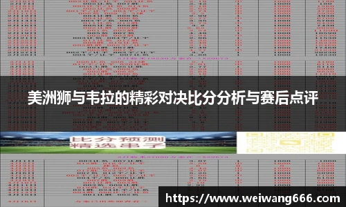美洲狮与韦拉的精彩对决比分分析与赛后点评